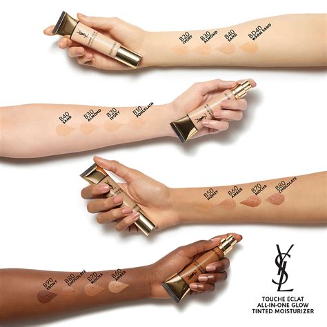 ysl foundation all in one glow|touche eclat colour guide.